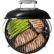 Weber Portable Smokey Joe 14 inch Premium Charcoal Grill, Blue