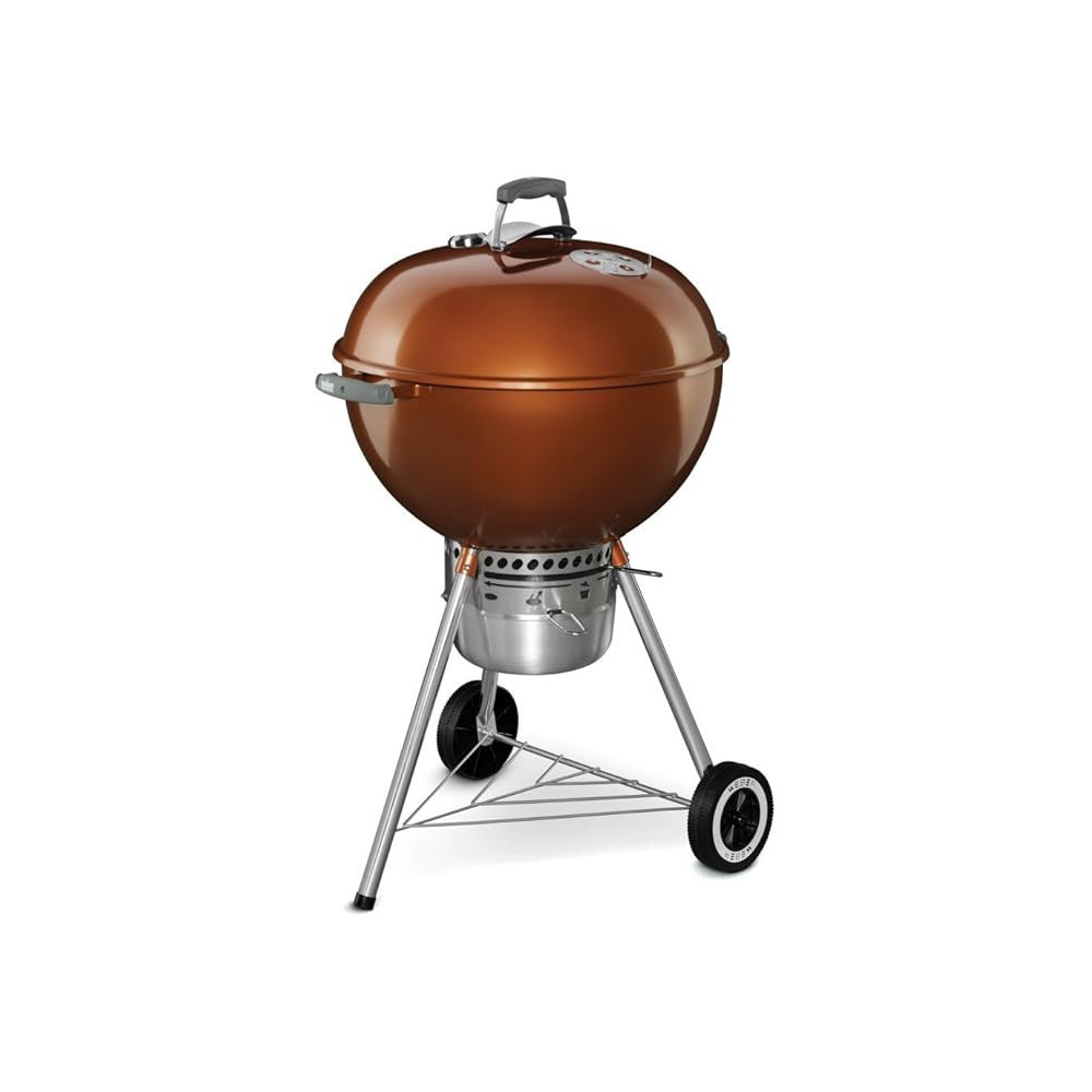 Weber 22 Inch Original Kettle Premium Charcoal Grill, Copper