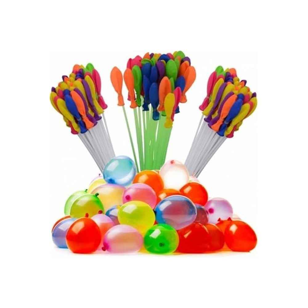 Happy Baby Magic Balloons Water Balloons Bunch Filled With Water Inflatable Balls Party Decoration Latex Toy, Multicolor, 111Pcs/Bag, 07090229