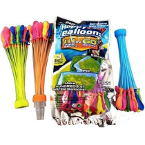 Happy Baby Magic Balloons Water Balloons Bunch Filled With Water Inflatable Balls Party Decoration Latex Toy, Multicolor, 111Pcs/Bag, 07090229
