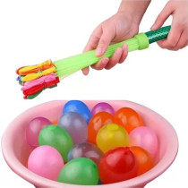 Happy Baby Magic Balloons Water Balloons Bunch Filled With Water Inflatable Balls Party Decoration Latex Toy, Multicolor, 111Pcs/Bag, 07090229