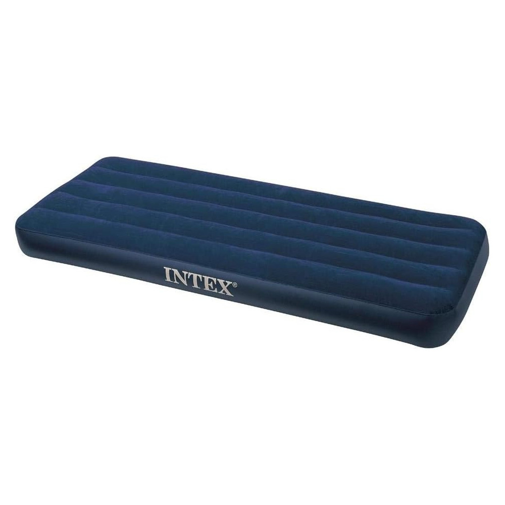 Intex Dura-Beam Standard Fiber-Tech Technology Airbed, Blue, 64757