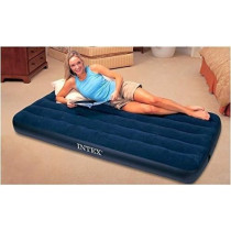 Intex Dura-Beam Standard Fiber-Tech Technology Airbed, Blue, 64757