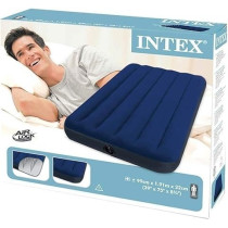 Intex Dura-Beam Standard Fiber-Tech Technology Airbed, Blue, 64757