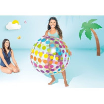 Intex 42 Inch Jumbo Beach Ball For Swimming Fun, Multicolor