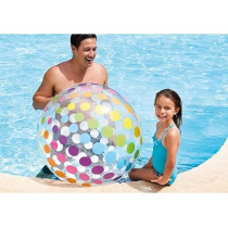 Intex 42 Inch Jumbo Beach Ball For Swimming Fun, Multicolor