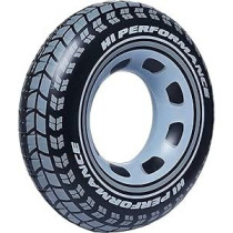 Intex Swimming Tube Giant Car Tyre, 91cm, Black/White
