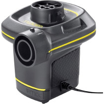 Intex Portable Electric Air Pump For Mattress And Inflatables, 66634, Black