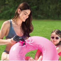 Intex Portable Electric Air Pump For Mattress And Inflatables, 66634, Black