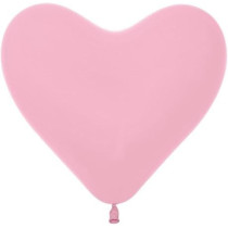 Amscan 20001348 12-Inch Heart Latex Balloons, Pink