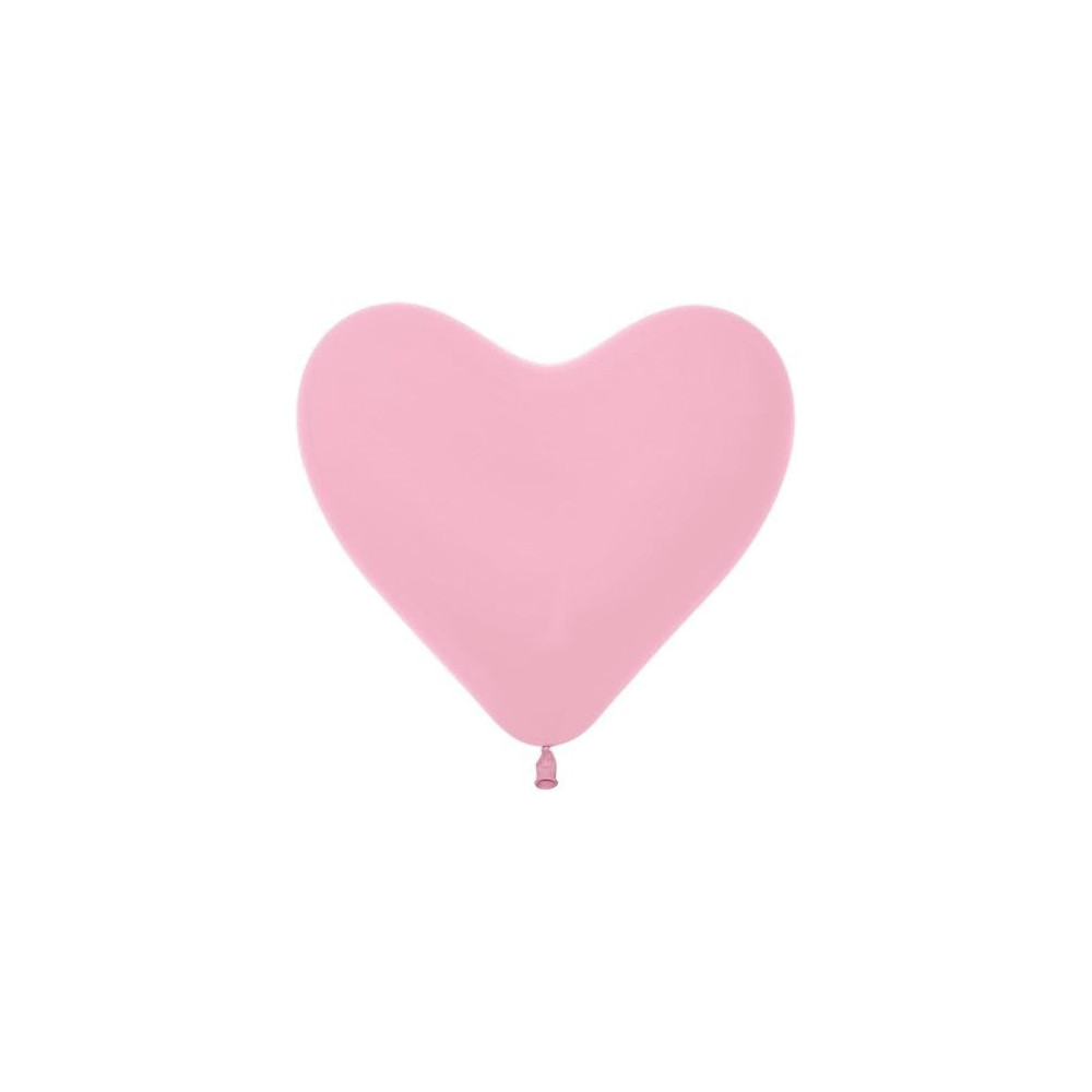 Amscan 20001348 12-Inch Heart Latex Balloons, Pink