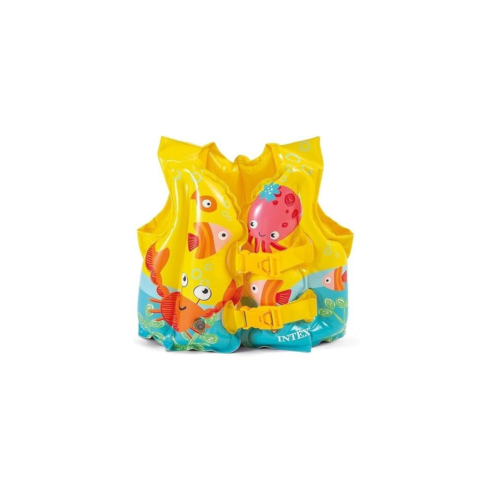 Intex Tropical Buddies Swim Vest, Multi-Colour, Ages 3-5, 59661