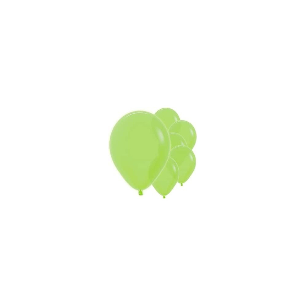 Amscan 20000804 12-Inch Latex Balloons, Neon Green