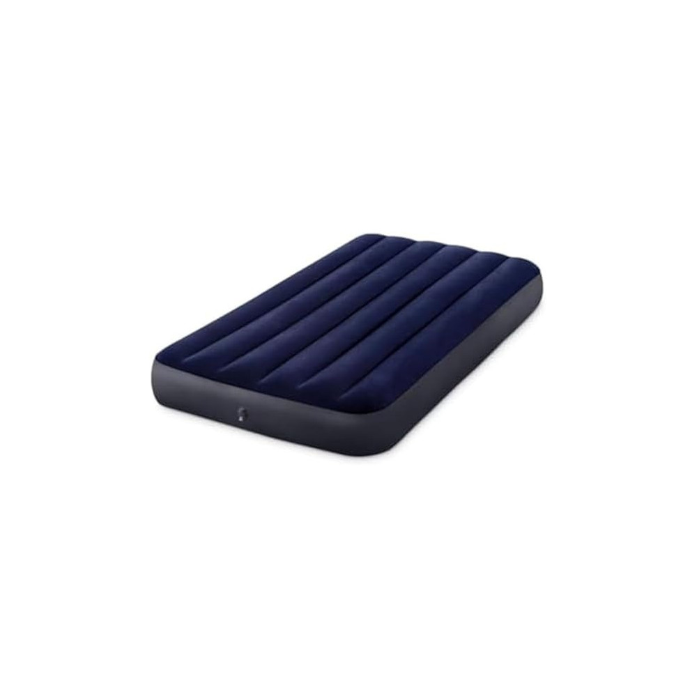 Intex DuraBeam Series Classic Downy Airbed, Blue, Twin, 64757