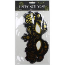 Happy New Year Eye Mask Set 2PCS Card Celebrate with Festive Designs for Ultimate Relaxation Perfect for Sleep Meditation or Gifting Perfect for New Year's Eve Parties And Self Care Moments