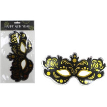 Happy New Year Eye Mask Set 2PCS Card Celebrate with Festive Designs for Ultimate Relaxation Perfect for Sleep Meditation or Gifting Perfect for New Year's Eve Parties And Self Care Moments