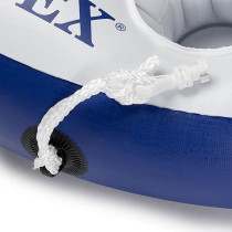Intex Mega Chill, Inflatable Floating Cooler, 35 Inch Diameter, White/Blue