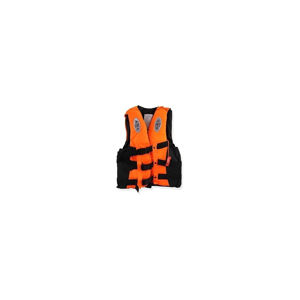 Adult Swim Jacket High Visibility 3 Belt Swim Vest with Reflecting Tape, 46 x 54cm for Water Safety, Large