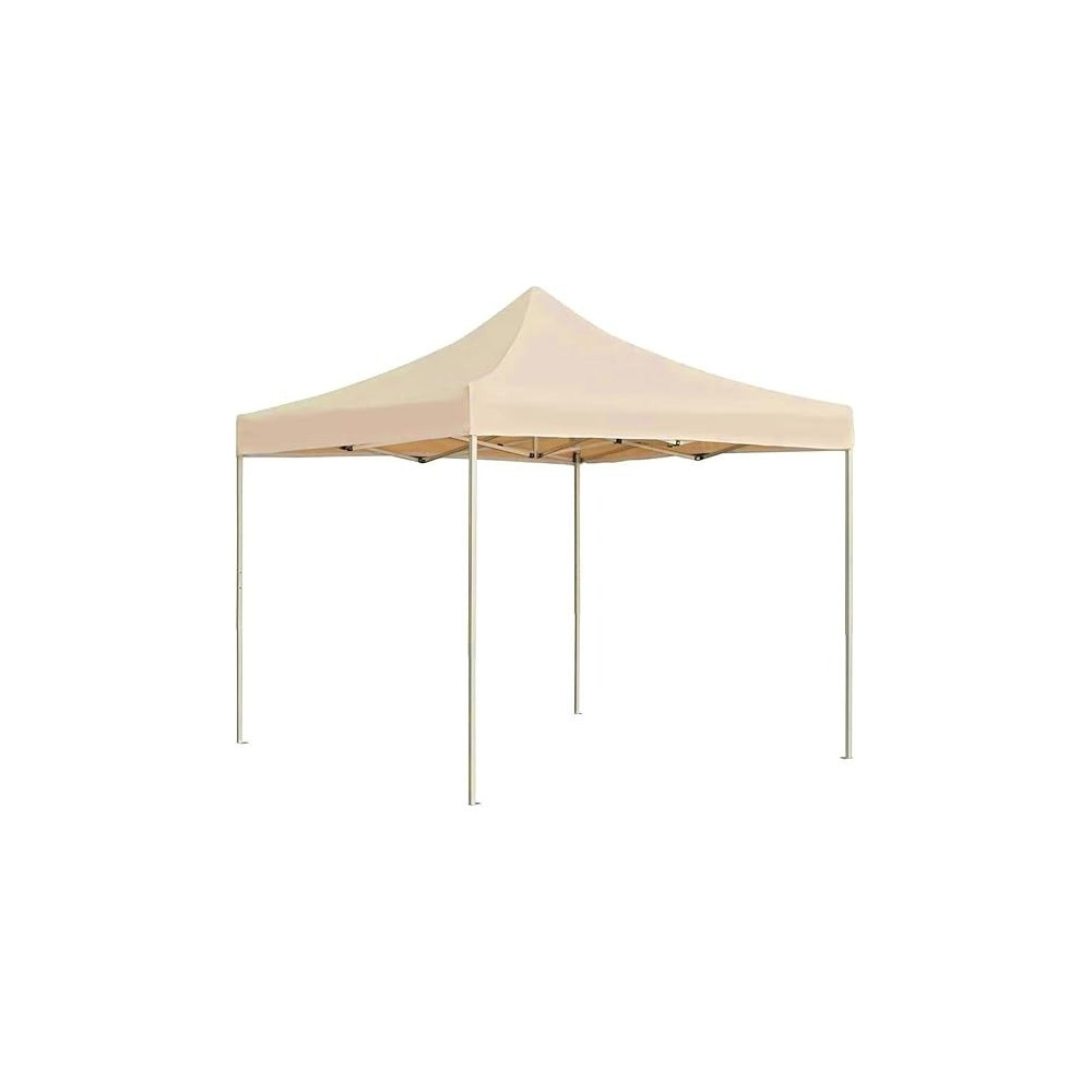 Waterproof Foldable Tent 3 x 3 Meter Perfect For Outdoor Events, Camping, And Parties, Beige