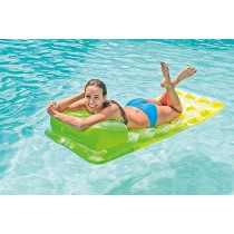 Intex Unisex's 58890 Deluxe Designer Inflatable Lilo Perfect for The Beach or Swimming Pool, 188cms x 71cms, Assorted Colors