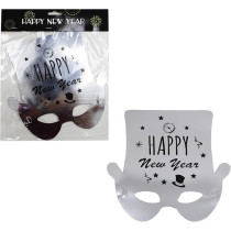 Happy New Year Eye Mask Set 2 Pieces Per Card Stylish And Comfortable Sleep Masks For Festive Celebrations Relaxation And Travel Perfect Gift For New Years Eve And Party Favors