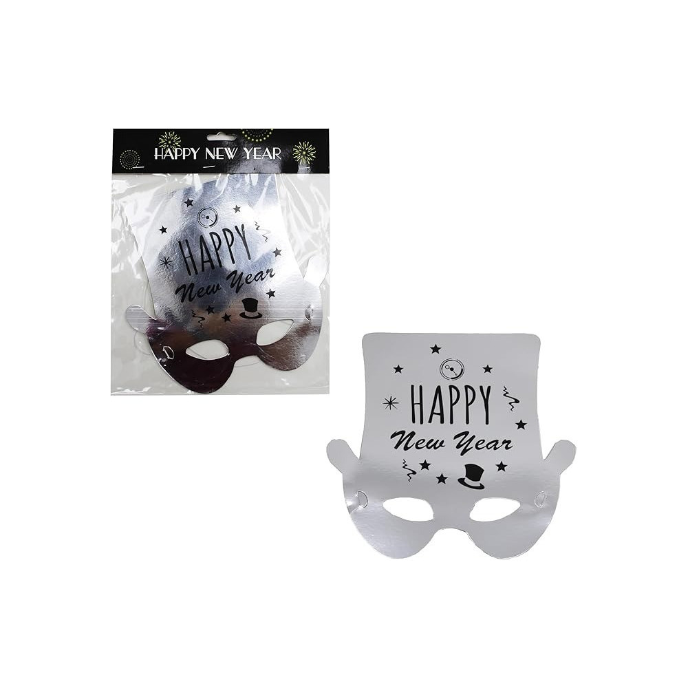 Happy New Year Eye Mask Set 2 Pieces Per Card Stylish And Comfortable Sleep Masks For Festive Celebrations Relaxation And Travel Perfect Gift For New Years Eve And Party Favors