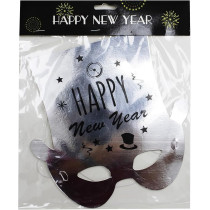 Happy New Year Eye Mask Set 2 Pieces Per Card Stylish And Comfortable Sleep Masks For Festive Celebrations Relaxation And Travel Perfect Gift For New Years Eve And Party Favors