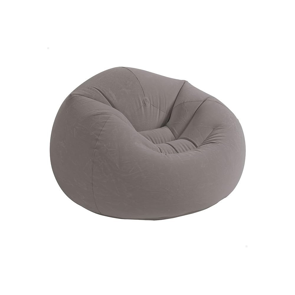 Intex Beanless Bag Inflatable Chair, Grey, 68579Np