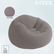Intex Beanless Bag Inflatable Chair, Grey, 68579Np