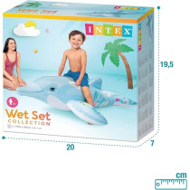 Intex Lil Dolphin Pool Floater, Multi-Colour, 58535