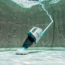 Intex Vacuum Cleaner, Rechargeable Above Ground Swimming Pool Hot Tub Plastic, White