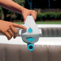 Intex Vacuum Cleaner, Rechargeable Above Ground Swimming Pool Hot Tub Plastic, White
