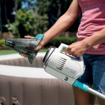 Intex Vacuum Cleaner, Rechargeable Above Ground Swimming Pool Hot Tub Plastic, White