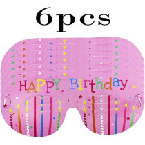 Paper Eye Masks With Nose, Enhance Your Celebration In Style, Set Of 6Pcs
