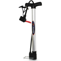 Portable Bicycle Pump With High Pressure Hand Air Inflator And Extension Hose For Basketballs And Footballs, Perfect For Mountain Bikes And Other Sports And Include Needles, Hose