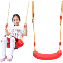 Plastic Swing Seat Indoor And Outdoor Childrens Sturdy Plastic Swing With Rocking Chair Design And Secure Rope