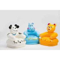 Intex Inflatable Happy Animal Chair, Assorted Color, 68556