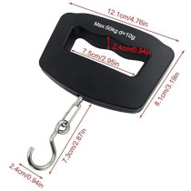 Afunta Max 50Kg And D 10G Lcd Home Electronic Digital Portable Hanging Weight Hook Travel Luggage Scale