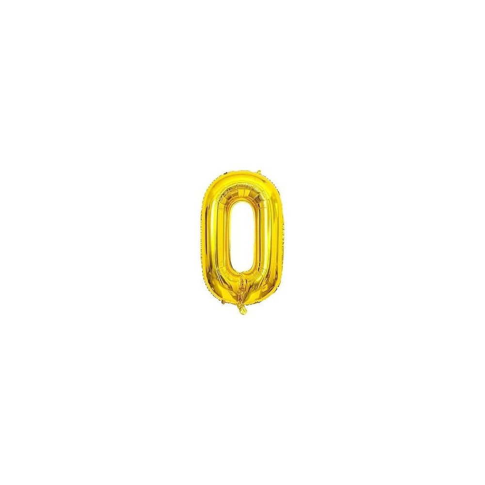 Party Fun 32 Inch Zero Number Foil Balloons, Perfect For Anniversaries, Weddings And Birthdays