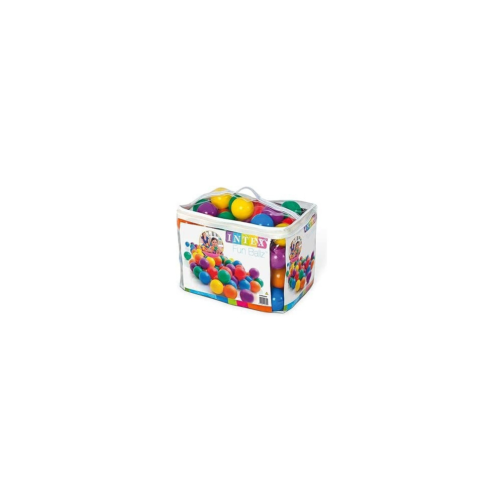 Intex Fun Balls, Multi-Colour, 100 Pieces, 49600