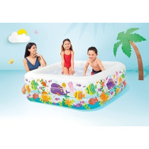 Intex Swim Center Clear View Aquarium Pool, Multi Colour, 57471
