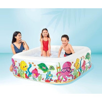 Intex Swim Center Clear View Aquarium Pool, Multi Colour, 57471