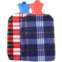 Hot Water Bottle With Bottle Cover For Pain Relief Hot And Cold Therapy Solution For Menstrual Cramps And Aches, 2 Litre