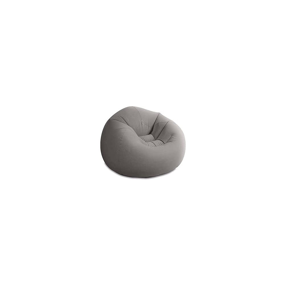 Intex Beanless Bag Chair, Gray, H27 X W41 X D42 Inches, 68579Ep
