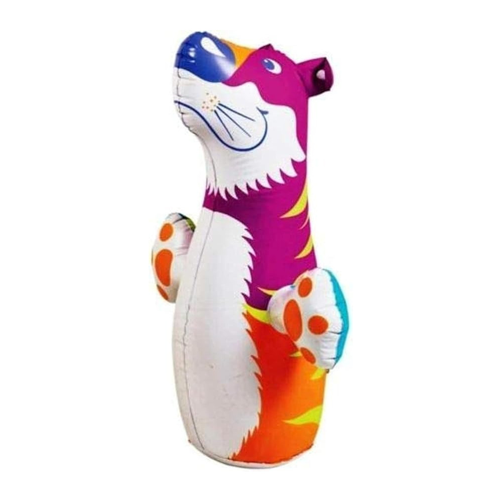Intex 3-D Bop Bag Blow Up Inflatable Tiger Toys, Multi-Colour