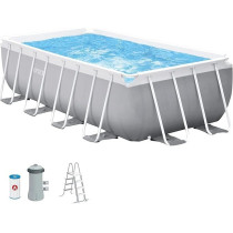 Intex Prism Frame Rectangular Pool Set, 4 M X 2 M X 1.22 M