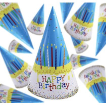 Happy Birthday Paper Hats 6 Pieces Perfect For Birthday Party