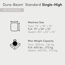 Intex Dura-Beam Standard Single-High Air Mattress Series