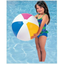 Intex 24 Inch Glossy Beach Ball, Multi Colour, 59030
