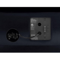 Intex Airbed Inflatable Double Mattress With Bulit In Electric Pump, 152 X 203 X 42 Cm, 64124, Black